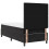 VidaXL vidaXL Boxspringbett mit Matratze Schwarz 90 x 200 cm Samt 9