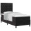 VidaXL vidaXL Boxspringbett mit Matratze Schwarz 90 x 200 cm Samt 2