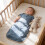 (Blue,M)Sac de couchage avec ajustement confortable sûr pour bébés quotidiens confort utilisation nocturne 8