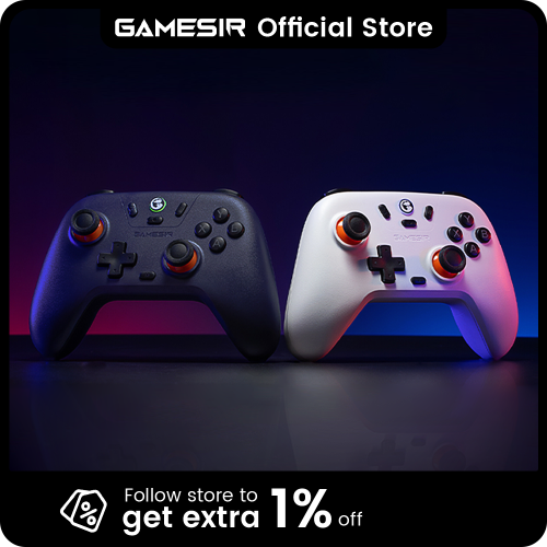 GameSir Nova Lite, manette de jeu avec sticks à effet Hall, gris, compatible Switch, PC, iOS et Android 1