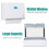 Weißer Wand-Papierhandtuchspender Modern 4