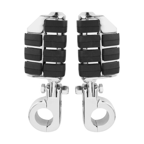 Motorrad Fußrasten 32mm Universal in Chrom