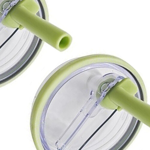 40oz Becherdeckel 2er Pack Klappdeckel Strohhalm