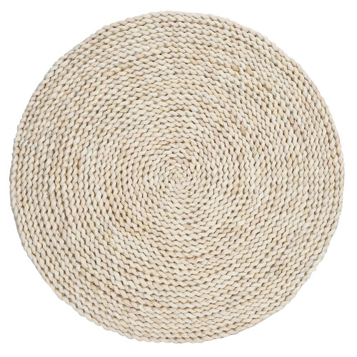 Maisblätter Sitz-Pouf 40x40cm für Meditation 2