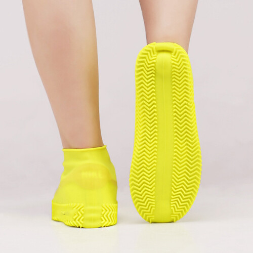 Silikon Schuhüberzieher Gelb M 24,5cm