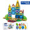 (Rocket 42pcs)Castello delle Fiabe e Natale Puzzle Magnetico Set per Bambini Gioco Creativo 1