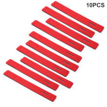 Rot Neopren Angelruten-Bindegurt 10 Pack