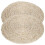 2 Stück Maisblätter Pouf rund 40x40cm 8