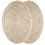 2 Stück Maisblätter Pouf rund 40x40cm 15