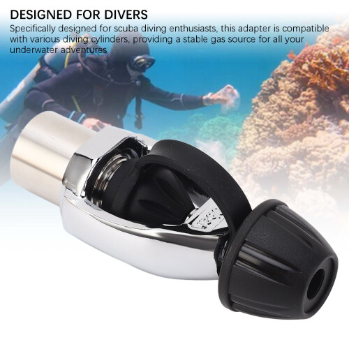 Tauchen Adapter YOKE zu DIN Edelstahl