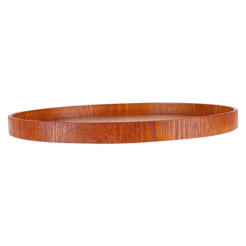 Runde Holzplatte 24 cm für Speisen 1
