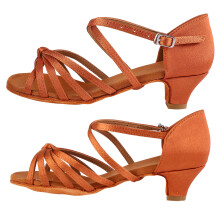 Kinder Tanzschuhe — weich, braun, 36 — Klassik &