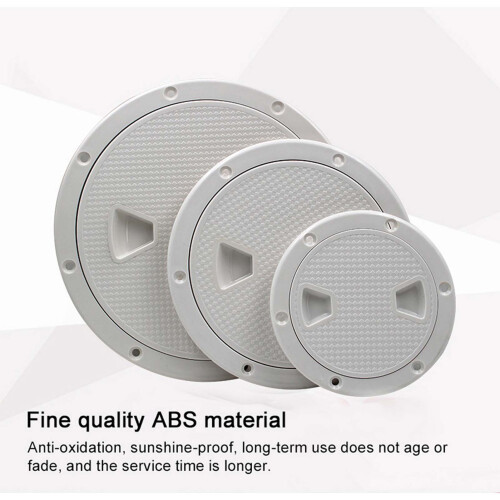 Boot Inspektionsluke 8 Zoll Weiß ABS 1