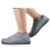 Paar Wasserdichte Silikon Schuhe Überzieher Grau M 6