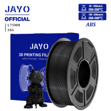 JAYO Easy ABS 3D-Druckerfilament, 1,75 mm, 1 kg, schwarz, niedrige Drucktemperatur
