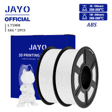JAYO Easy ABS 3D-Filament, 1,75 mm, Weiß, 2 kg, für FDM-3D-Drucker