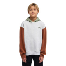 (14 Yrs, light Grey Heather) Billabong Kids Arch Block Po Hoodie