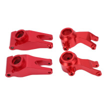 Aluminium Lenkblock Set Rot für ARRMA 1/10 RC