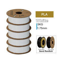KINGROON 3D-tulostimen filamentti, 5 kg, valkoinen, 1,75 mm