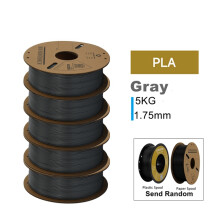KINGROON 3D-tulostimen filamentti, 5 kg, harmaa, 1,75 mm