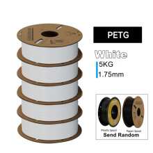 KINGROON 3D-tulostimen filamentti, PETG, valkoinen, 5 kg