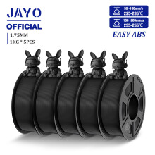 JAYO Easy ABS 3D-Druckerfilament, 1,75 mm, Schwarz, 5 kg