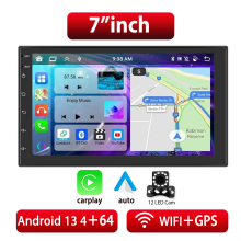 ESSGOO Autoradio Android 7 pouces, Quad Core, Carplay, Lecteur Multimédia Vidéo pour Voiture