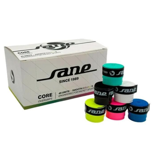 Surgrip de pádel - SANE PADEL - Core Lisos - Multicolor - Confort y absorción - Pack 45