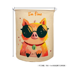 (Style K) Fabric Foldable Oxford Laundry Bin With Animal Prints Kid Room Apartment Storage