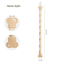 (Bone)Cappello Antiscivolo Organizzatore Gancio in Plastica con Clip Multiple per Armadio Dormitori e