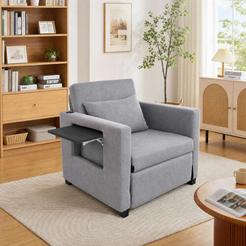Westwood WestWood 3-in-1 Convertible Single Sofa Bed Grey
