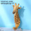 (Zebra)Animal Resin Wall Hook With Elephant Zebra Giraffe Design For Organization Home 6
