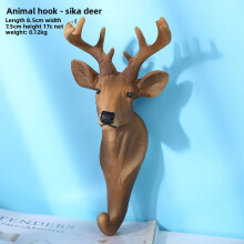 (Deer)Tier Harz Wandhaken mit Elefant Zebra Giraffe Design für Zuhause Organisation