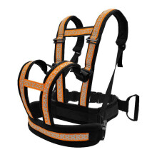 (Orange)Kids Motorcycle Safety Harness With Adjustable Straps For Toddler Riding Safety Gear Tool