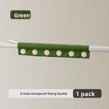 (Green)Fastening Buckle With Windproof Clips For Home Bathroom And Organization Balcony