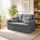 Westwood WestWood 3-in-1 Convertible Double Sofa Bed Grey 5