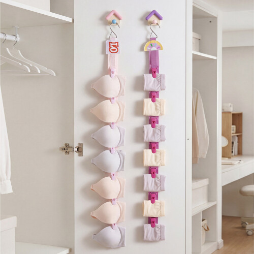 (Donut)Nonslip Hat Organizer Plastic Hook With Multiple Clips For Closet Dorms And 1