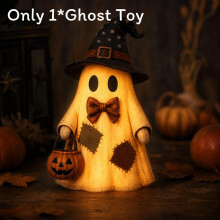 (Pumpkin Ghost) Halloween Ghost Pumpkin Decor Resin Art Toy With Fun Features Celebrations For Gift
