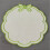(StyleI)Embroidered Pattern Circular Table Mat With Thickened Design For Dining Elegant 1