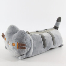 (Style 1) Plush Style Korean Cat Pen Pouch For Kids And Students Function Storage With