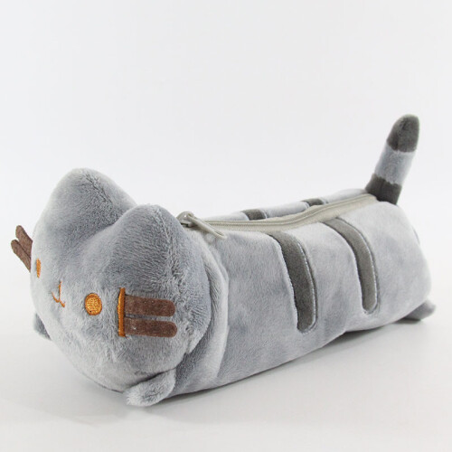 (Style 1) Plush Style Korean Cat Pen Pouch For Kids And Students Function Storage With