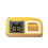 (Yellow) Pencil Large Capacity Case With Cat Decor Transparent Partition Teens For Design 1