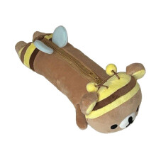 (BeeBear) Plush Character Rilakkuma Pencil Organizer With Spacious Storage For Kids And Teens