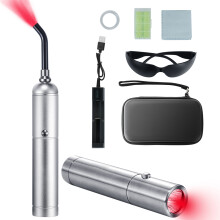 SucceBuy Appareil de Luminothérapie Rouge 2 en 1, Wand pour Visage et Corps, Portable