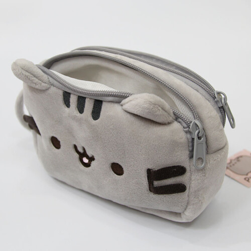 (Style 2) Plush Style Korean Cat Pen Pouch For Kids And Students Function Storage With