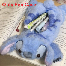 (Style 4) Plush Donkey Stationery Storage Bag With High Capacity For Kids And Students