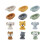(Animals)Childrens Bath Play Set With Stackable Floating Boats And Hand Puppets For Interactive Fun Water 9