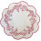 (StyleH)Embroidered Pattern Circular Table Mat With Thickened Design For Dining Elegant 13
