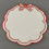 (StyleN)Embroidered Pattern Circular Table Mat With Thickened Design For Dining Elegant 10