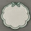 (StyleE)Embroidered Pattern Circular Table Mat With Thickened Design For Dining Elegant 11